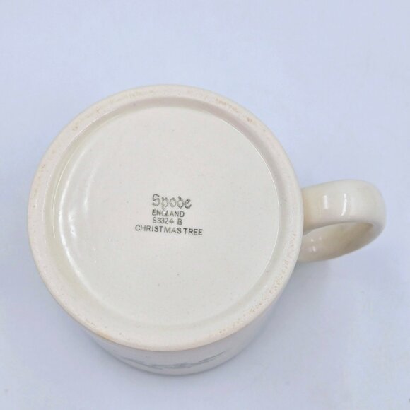 Vintage Spode Tom & Jerry Christmas Tree Coffee Tea Mugs Santa Set Of 4 Read - Picture 10 of 16